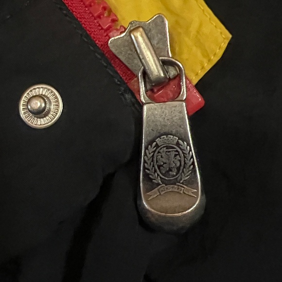 90s Tommy Hilfiger Spell Out Windbreaker Jacket XL Vintage - Picture 5 of 6